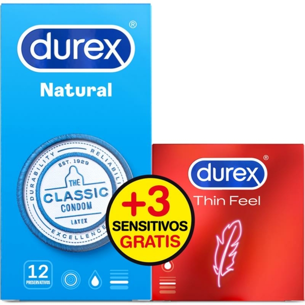 Pack Natural 12 units and Sensitive Soft 3 units