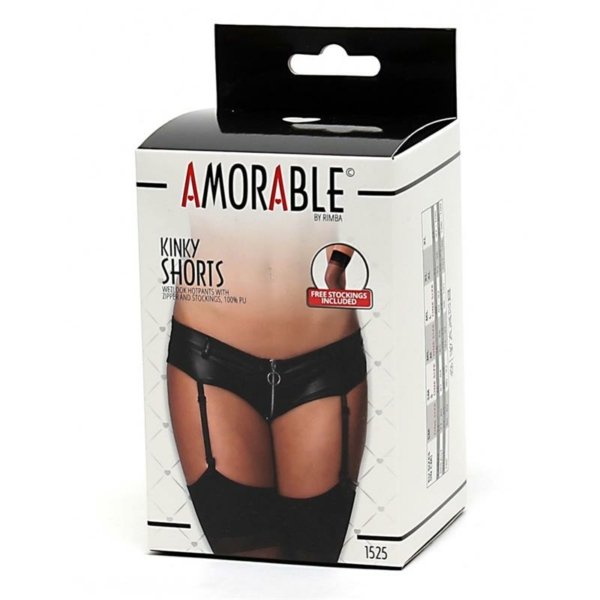 Pants with Garter Belt and Zipper - immagine 3