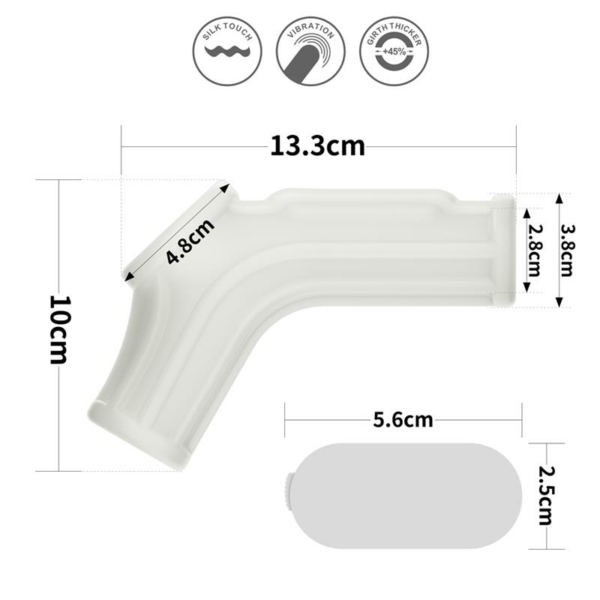 Penis and Testicles Sleeve with Vibration Ridge Knights - immagine 8