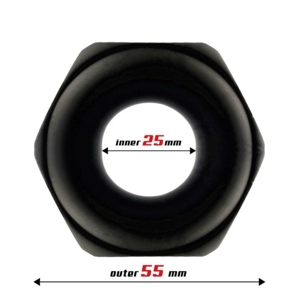 Penis Ring Nut Liquid Silicone 25 mm - immagine 2