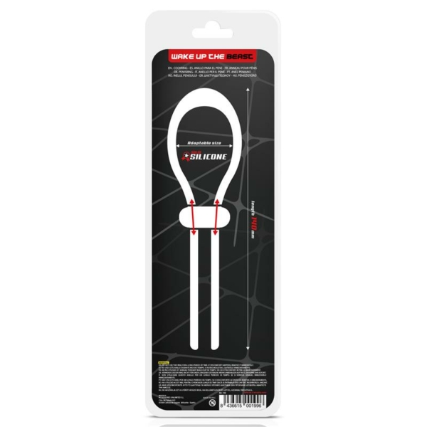 Adjustable Wider Arrest Silicone Cock Ring - immagine 4