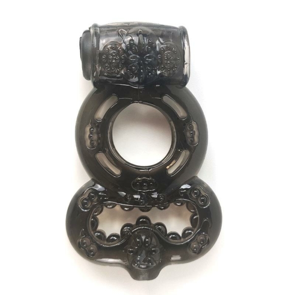 Penis Ring with Vibration Black - immagine 6