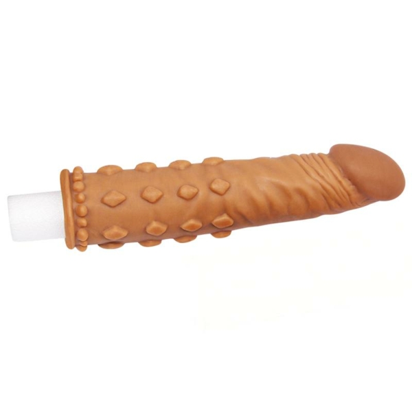 Penis Sleeve Add 2 Pleasure X Tender Brown - immagine 2
