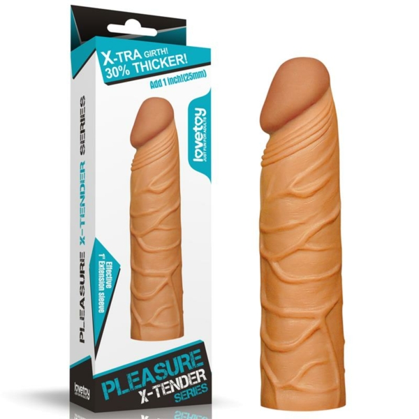 Penis Sleeve Pleasure X Tender Brown - immagine 6