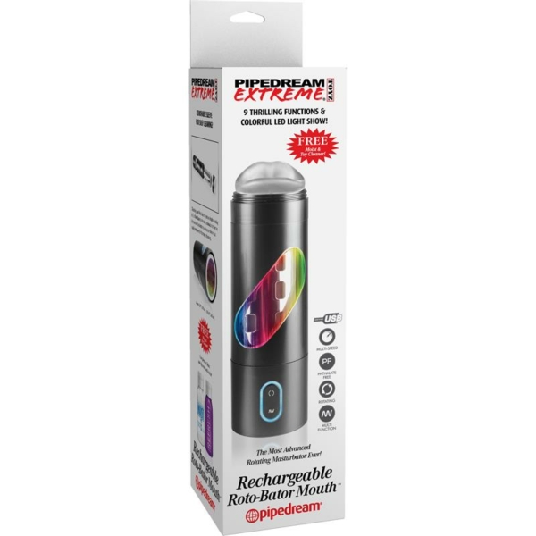 Pipedream Extreme Toyz Rechargeable Roto-Bator Mouth - immagine 6