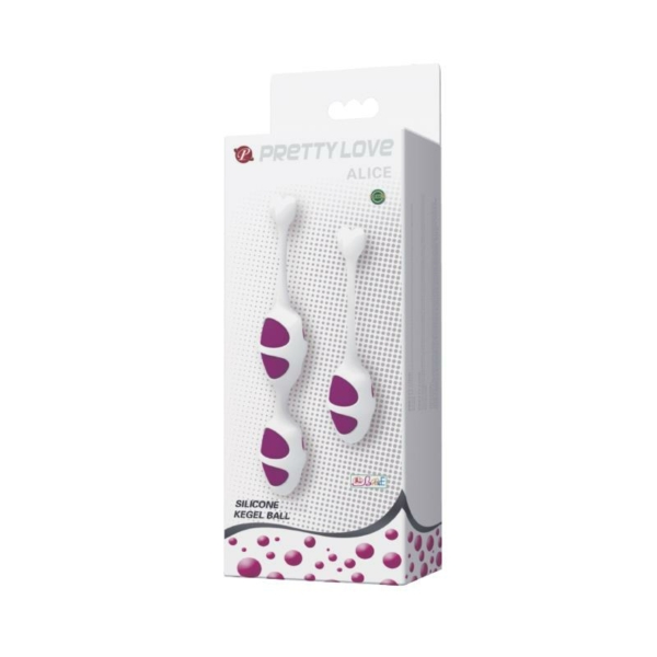 Pretty Love Oval Shaped Kegel Balls Purple - immagine 4