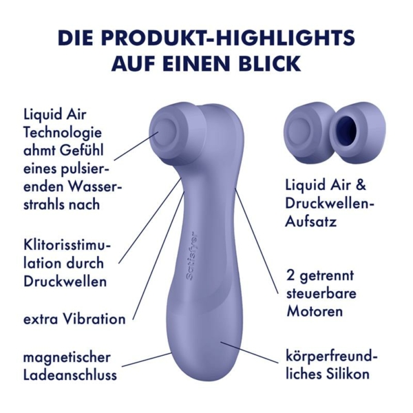 Pro 2 Gen 3 Liquid Air Technology Suction and Vibration Lilac - immagine 6