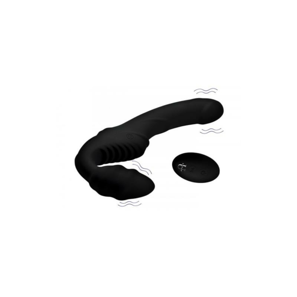 Pro Rider Strapless Strap-on Vibrator Black - immagine 2