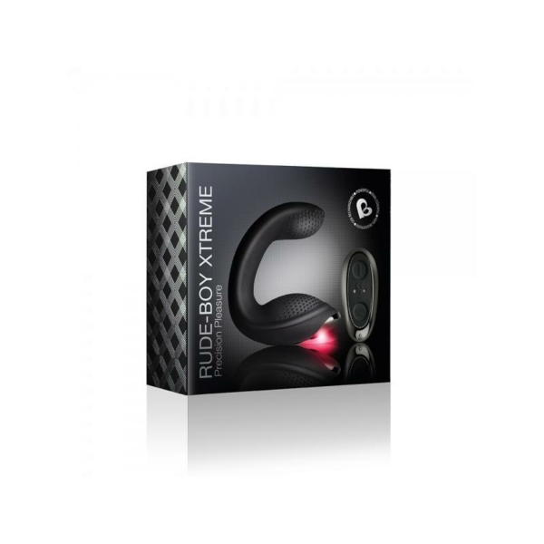 Prostate Stimulator Rude-Boy Xtreme Remote Control Black - immagine 8