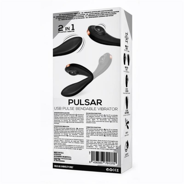 Pulsar Articulated Skeleton Vibrator Silicone USB - immagine 3
