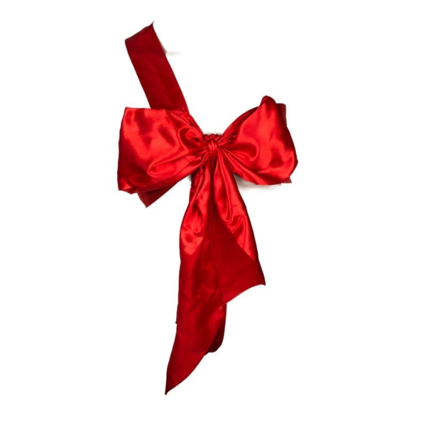 Red Sexy Costume Bow - immagine 2