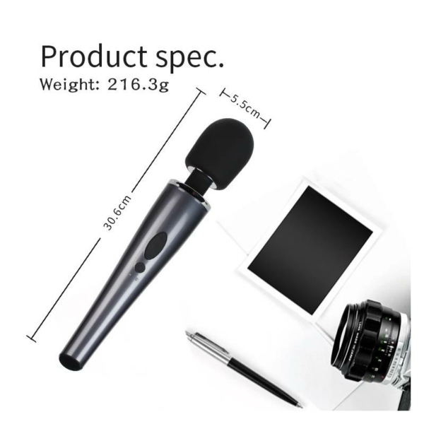Relyme Wand Massager USB Rechargable Silicone Waterproof - immagine 12