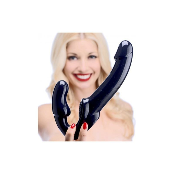 Revolver Strapless Strap On G-Spot Dildo Black - immagine 5