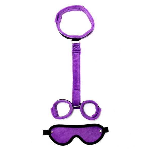 Rimba Bondage Play Bondage Set 2 Pieces Purple - immagine 2