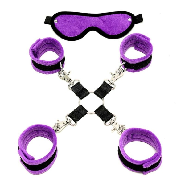 Rimba Bondage Play Bondage Set Purple - immagine 3