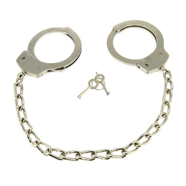 Rimba Bondage Play Cuffs, metal-Adjustable - immagine 2