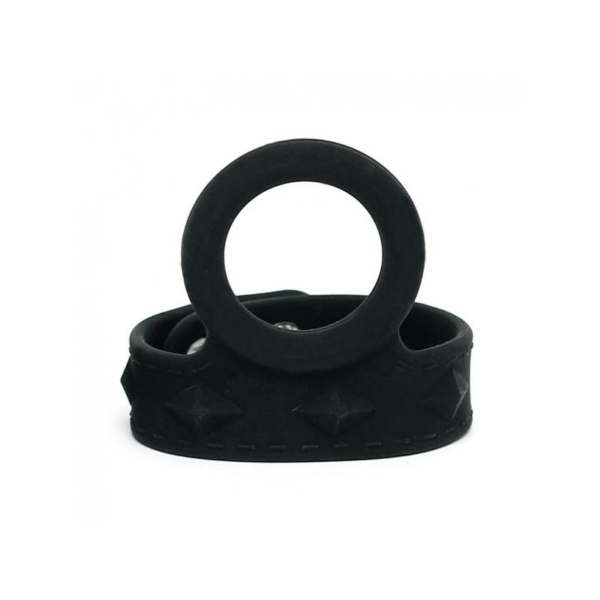 Rimba Latex Play Penis Strap with Cockring - immagine 3