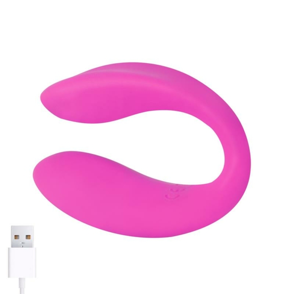 Roomie Couples Vibrator Liquid Silicone Unibody Remote Control USB - immagine 5