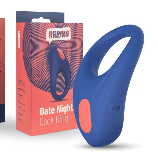 Rring Date Night Penis Ring with Vibration USB Silicone - immagine 7