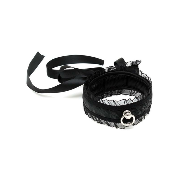 Satin Look Collar Black - immagine 2