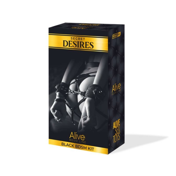 Secret Desires Black 8 Pieces BDSM - immagine 9