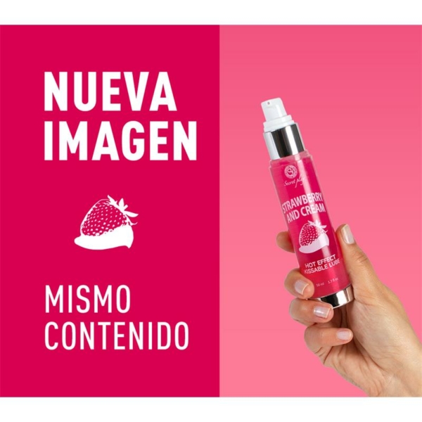 Secret Play Hot Effect Strawberry with Cream Lubricant 50 ml - immagine 4