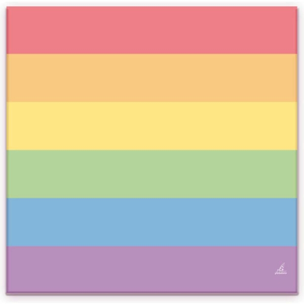 Set of 20 Napkins with the LGBT+ Colors