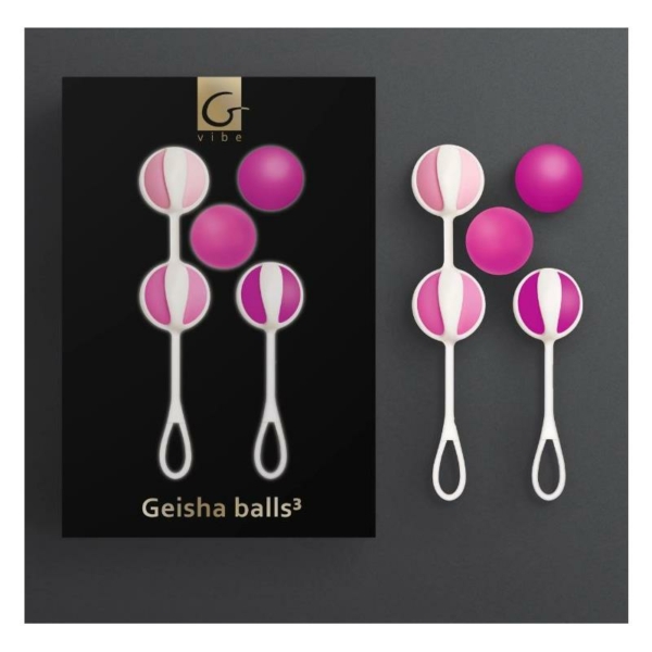 Set of 5 Geisha Balls3 Sugar Pink - immagine 7