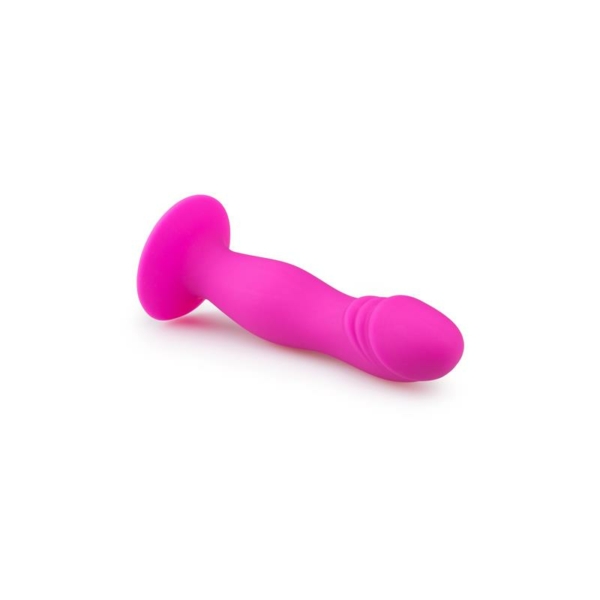 Silicone Anal Plug with Suction Cup Pink - immagine 2