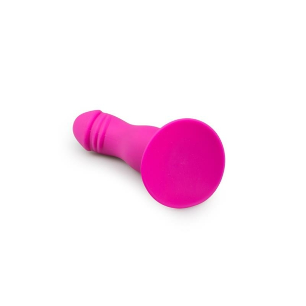 Silicone Anal Plug with Suction Cup Pink - immagine 3