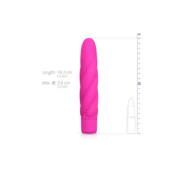 Silicone Vibrator - Pink - immagine 6
