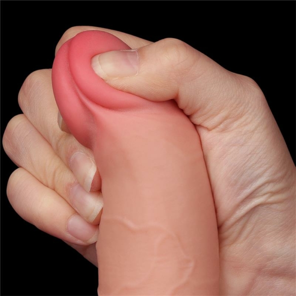 Sliding Skin Dual Layer Dildo 7.5 - immagine 9