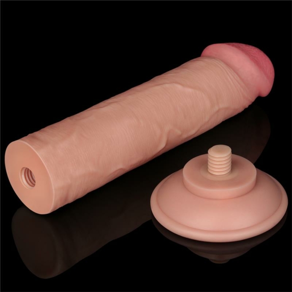 Sliding Skin Dual Layer Dildo 8 - immagine 11