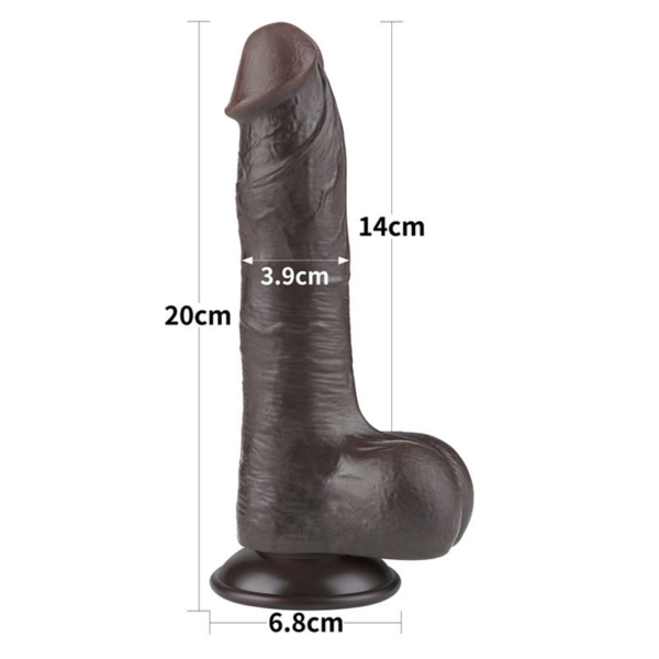 Sliding Skin Dual Layer Dildo 8 - immagine 11