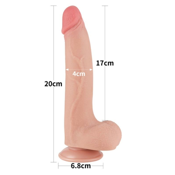 Sliding Skin Dual Layer Dildo 8.5 - immagine 12