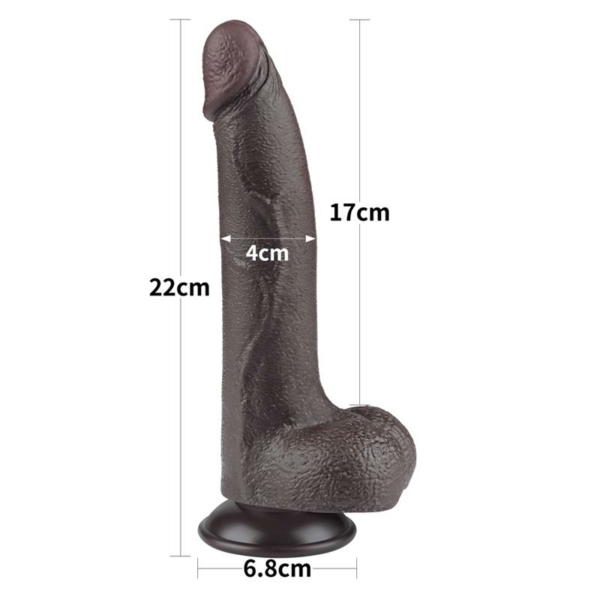 Sliding Skin Dual Layer Dildo 8.5 - immagine 11