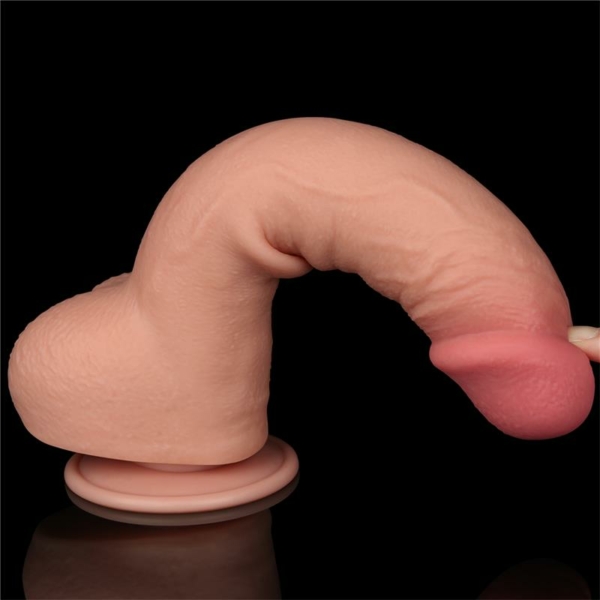 Sliding Skin Dual Layer Dildo 9.5 - immagine 4