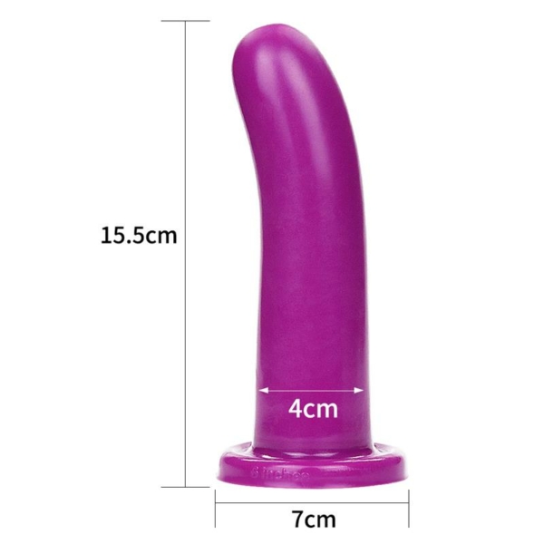 Stimulator Holy Dong 6 Liquid Silicone Purple - immagine 7