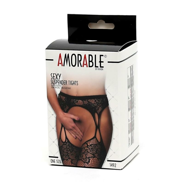 Suspender Tight Black One Size - immagine 3