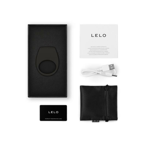 Tor 3 Ring for Couples with Lelo APP Black - immagine 2