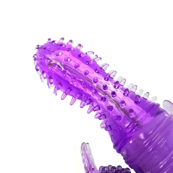 Travel Partner 18 cm Purple with Perineal Stimulation - immagine 2