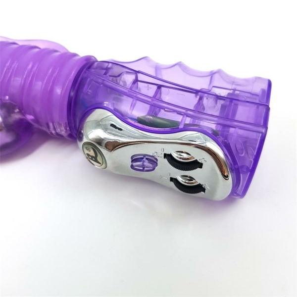 Travel Partner 18 cm Purple with Perineal Stimulation - immagine 3
