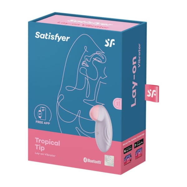 Tropical Tip with APP Satisfyer Connect Lilac - immagine 7