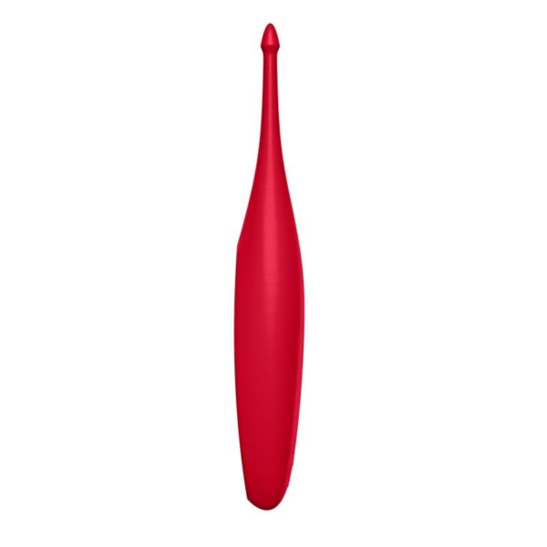 Twirling Fun Tip Vibrator Silicone USB Red - immagine 2