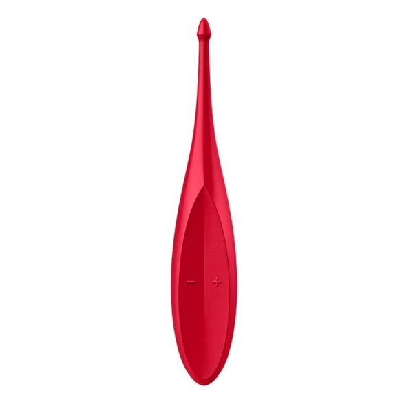 Twirling Fun Tip Vibrator Silicone USB Red - immagine 5