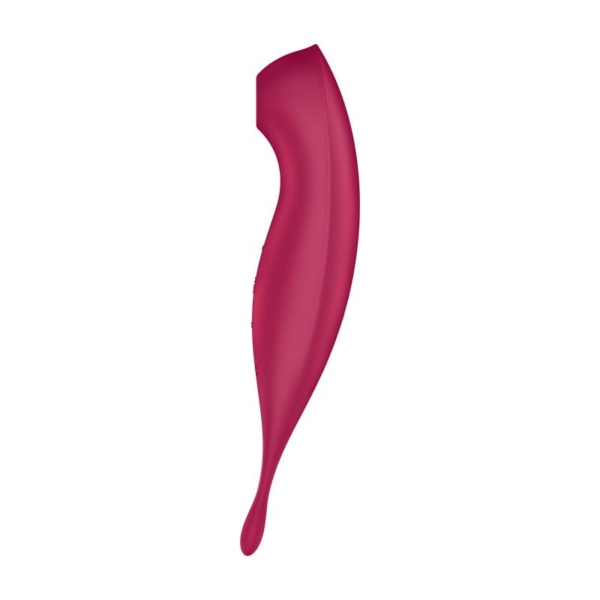Twirling Pro Clitoris Sucker and Vibe APP Satisfyer Connect Dark Red - immagine 3