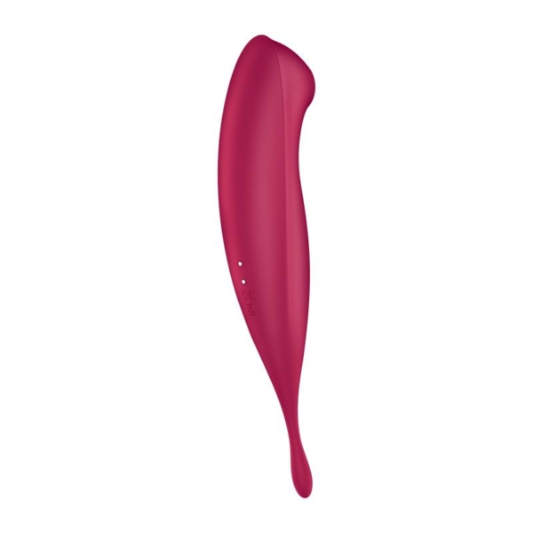 Twirling Pro Clitoris Sucker and Vibe APP Satisfyer Connect Dark Red - immagine 5