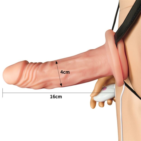 Unisex Hollow Strap On Vibrating - immagine 3