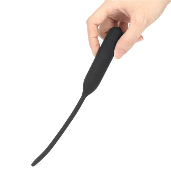 Urethral Dilator with vibe Black - immagine 4