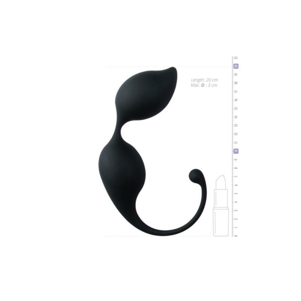 Curved Kegel Balls - Black - immagine 3